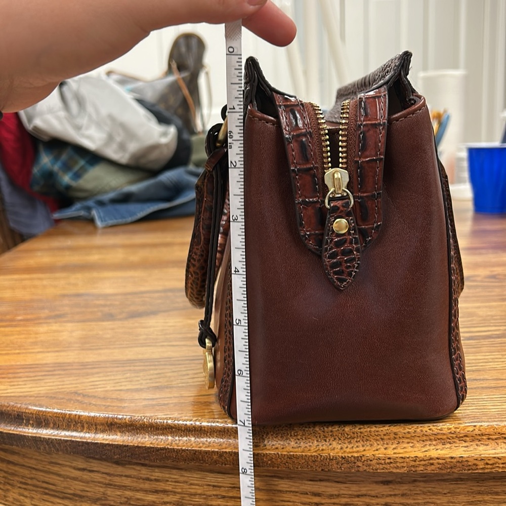 Brahmin Pecan Brown Leather Satchel - Picture 12 of 12